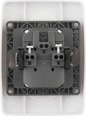 12-2107-01 12-2107-01 Розетка 2X2P, 16A-250В, IP20, Эра12, белый, цена за 1 шт – фото 2