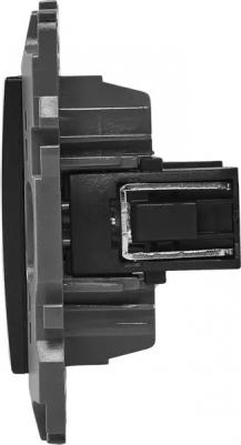 12-3101-05 12-3101-05 Розетка TV одиночная, IP20, Эра12, антрацит, цена за 1 шт – фото 7