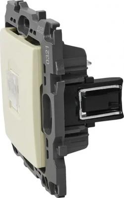 12-3107-02 12-3107-02 Розетка информационная RJ45, IP20, Эра12, слоновая кость, цена за 1 шт – фото 7