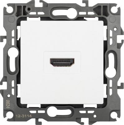 12-3114-01М Розетка Серия 12 12-3114-01М HDMI, белый матовый, цена за 1 шт