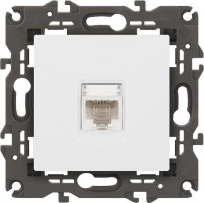 14-3107-01 14-3107-01 Розетка RJ45, IP20, белый, цена за 1 шт – фото 2