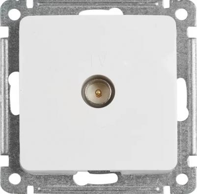 Розетка телевизионная Master РСТВ-401 оконечная скрытая установка белая