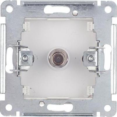 Розетка телевизионная Master РСТВ-401 оконечная скрытая установка белая – фото 6