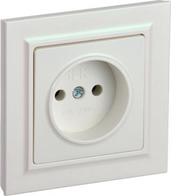 BRITE Розетка 1-местная без заземления без защитных шторок 10А РС10-1-0-БрЖ жемчуг, цена за 1 шт – фото 1
