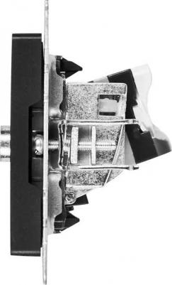 BRITE Розетка двойная TV+RJ45 кат.5E РТВ/РК12-БрЧ черный, цена за 1 шт – фото 8