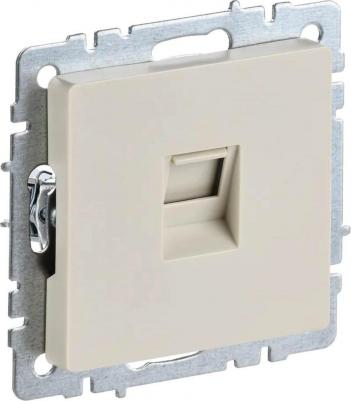 BRITE Розетка компьютерная RJ45 кат.5E РК10-БрКр бежевый, цена за 1 шт – фото 5