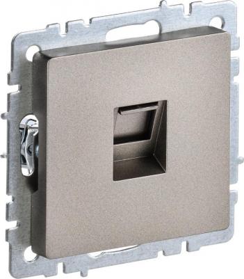 BRITE Розетка компьютерная RJ45 кат.6 РК11-БрШ шампань, цена за 1 шт