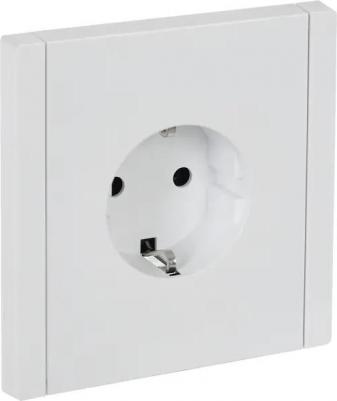 FORTE&PIANO Розетка 1-местная с заземлением без защитных шторок безвинтовое крепление 16А FP214 белый, цена за 1 шт