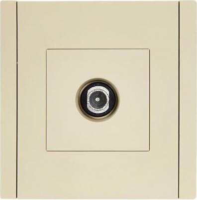 FORTE&PIANO Розетка TV проходная FP429 ваниль, цена за 1 шт