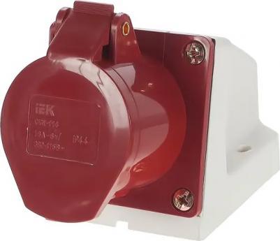 Розетка 114 стационарная 3Р+РЕ 16А 380В IP44 – фото 1