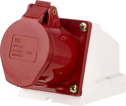 Розетка 114 стационарная 3Р+РЕ 16А 380В IP44