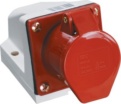 Розетка 114 стационарная 3Р+РЕ 16А 380В IP44 – фото 4