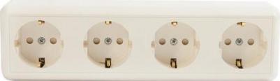 Четырехместная розетка ОПТИМА РА16-403