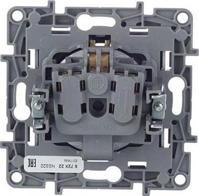 672622 Розетка 2К+З со шторками - немецкий стандарт - винтовые зажимы - 16 А - 250 В - Etika - антрацит – фото 5