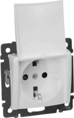 DIY Valena Бел Розетка 1-ая с/з с крышкой – фото 3