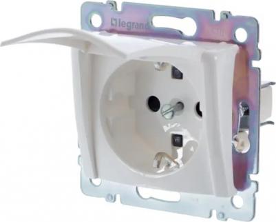 DIY Valena Бел Розетка 1-ая с/з с крышкой – фото 6