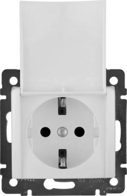 DIY Valena Бел Розетка 1-ая с/з с крышкой – фото 15