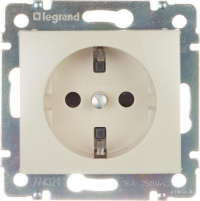 DIY Valena Крем Розетка 1-ая с/з с защитными шторками – фото 4