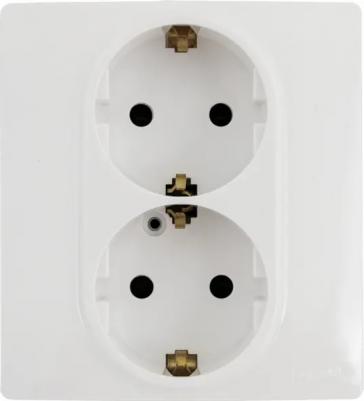 Двойная розетка Etika 3245066722337