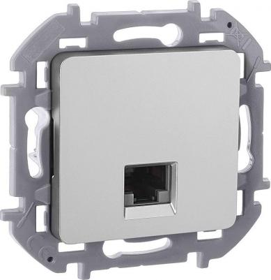 INSPIRIA Алюминий Информационная розетка RJ 45 - категория 6 - UTP – фото 2