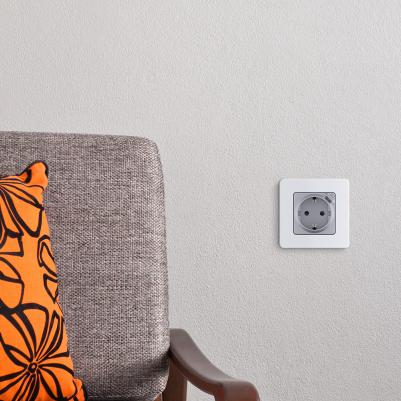 INSPIRIA Алюминий Розетка 2К+З 16А 250В со встроенным ЗУ USB C 1.5А 5В – фото 7