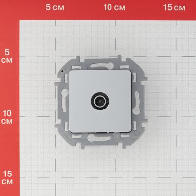 INSPIRIA Алюминий Розетка TV - "звезда" - 2 дБ - 0-2400 мГц – фото 2