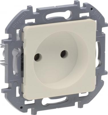 Inspiria Механизм розетки 1-м СП Inspiria 16А IP20 250В 2P сл. кость Leg 673711 – фото 3