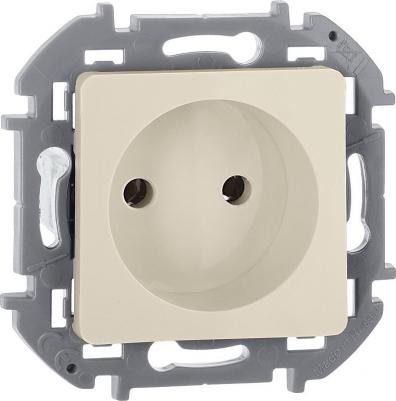 Inspiria Механизм розетки 1-м СП Inspiria 16А IP20 250В 2P сл. кость Leg 673711 – фото 5