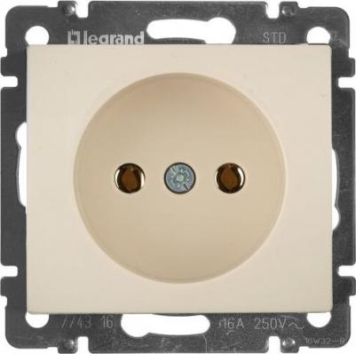 Механизм розетки 1-м СП Valena 16А IP21 без заземл. сл. кость Leg 774316