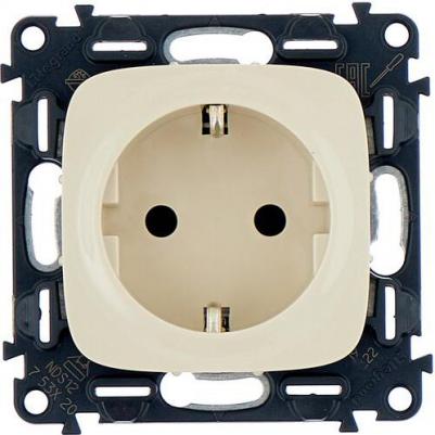 Механизм розетки 1-м СП Valena Allure 16А IP20 250В 2К+З с лиц. панелью защ. шторки безвинт. Зажимы, 753820