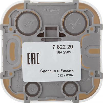 Розетка 1м с/з с з/шт. белая о/у Quteo – фото 6