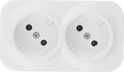 Розетка 2-м ОП Quteo 16А IP20 250В 2х2P без зазем. без защ. шторок бел. Leg 782231 – фото 10