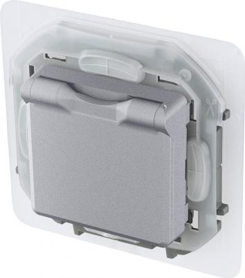 Розетка 673742 Inspiria, 16 А, с защитной шторкой – фото 9