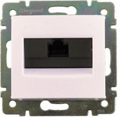 Розетка компьютерная 2xRJ45 Cat.5 VALENA DIY, белый | код. 694286 | – фото 1