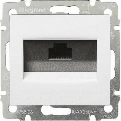Розетка компьютерная 2xRJ45 Cat.5 VALENA DIY, белый | код. 694286 | – фото 2