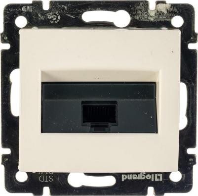 Розетка компьютерная 2xRJ45 Cat.5 VALENA DIY, белый | код. 694286 | – фото 8