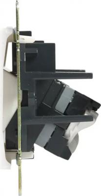 Розетка компьютерная 2xRJ45 Cat.5 VALENA DIY, белый | код. 694286 | – фото 13