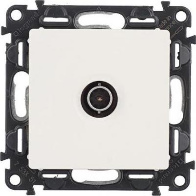 Розетка телев. Valena Life (753451) скрыт. белый