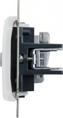 Розетка телевизионная Valena механизм скрытого монтажа белая (694284) – фото 4