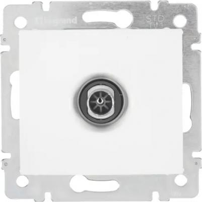 Розетка телевизионная Valena механизм скрытого монтажа белая (694284)