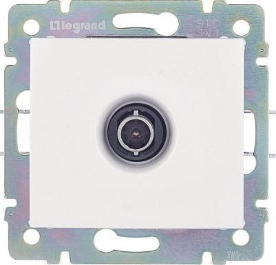 Розетка телевизионная Valena механизм скрытого монтажа белая (694284) – фото 8