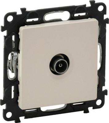 Розетка TV оконечная слоновая кость, Valena Life 753560
