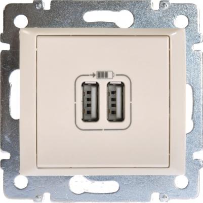 Розетка USB Valena (774170) скрыт. IP20 слоновая кость – фото 5