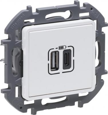 Устройство зарядное inspiria 673760 с 2-мя usb разьемами – фото 3
