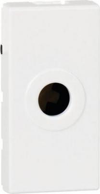 Вывод кабеля 1 модуль Mosaic, белый