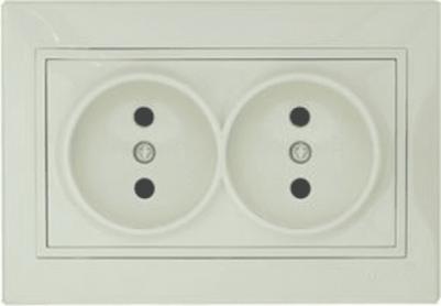 Двойная розетка MIRA 4620752701244