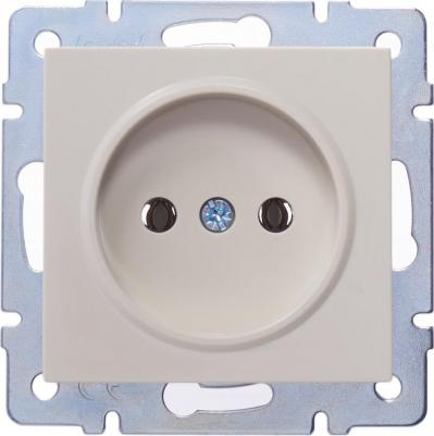 Розетка 1-м СП Vesna без заземл. ПБТ механизм крем. | код.742-0388-121B | – фото 5