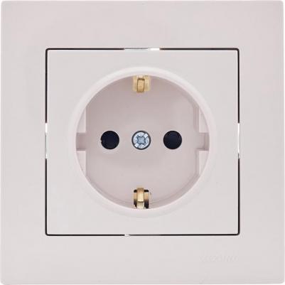 Розетка Vesna с защитой от детей цвет кремовый 6941372134471 – фото 4
