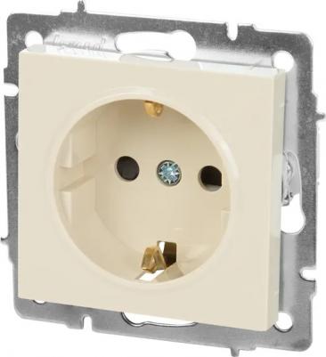 Розетка Vesna с защитой от детей цвет кремовый 6941372134471 – фото 8