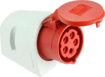 Розетка настенная 32А 400V 3P+N+E IP44 125-6 – фото 2